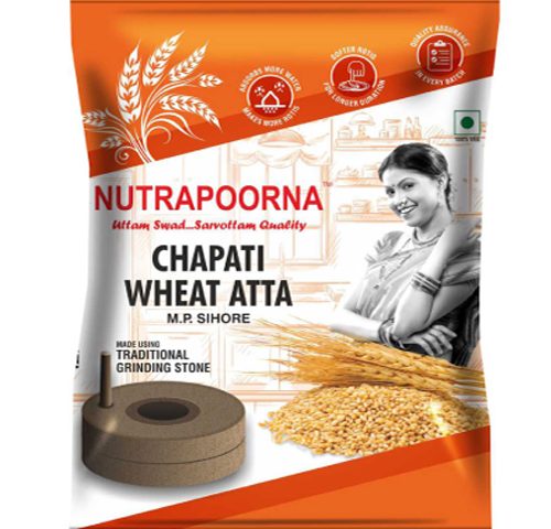 Nutrapoorna Chapati Wheat Atta - Whole Wheat Atta