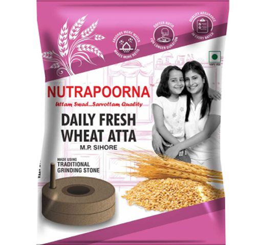 Nutrapoorna Daily Fresh Wheat Atta - Whole Wheat Atta