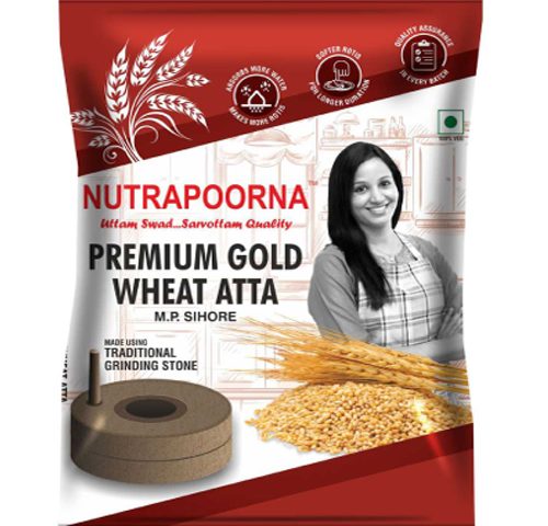 Nutrapoorna Premium Gold Wheat Atta - Whole Wheat Atta