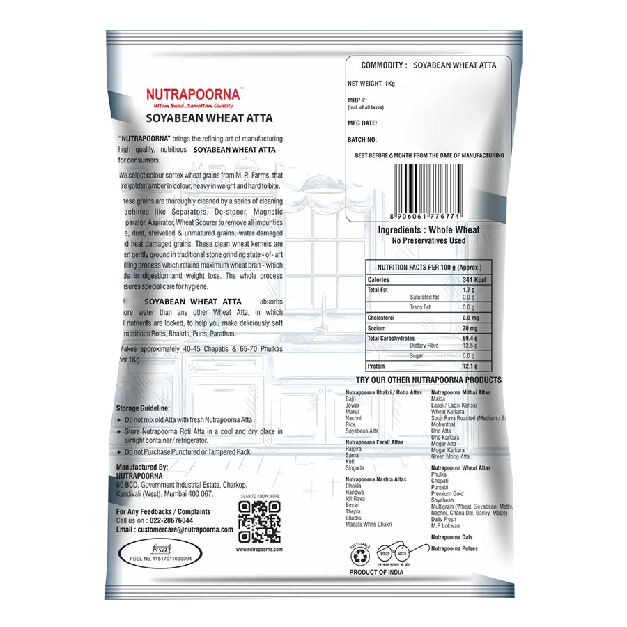 SOYABEAN WHEAT ATTA - Image 2